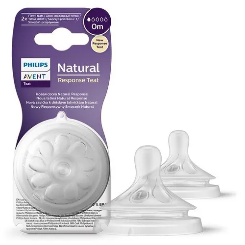 AVENT SCY961/02 Smoczek Responsywny Natural 0m Extra Slow (1)