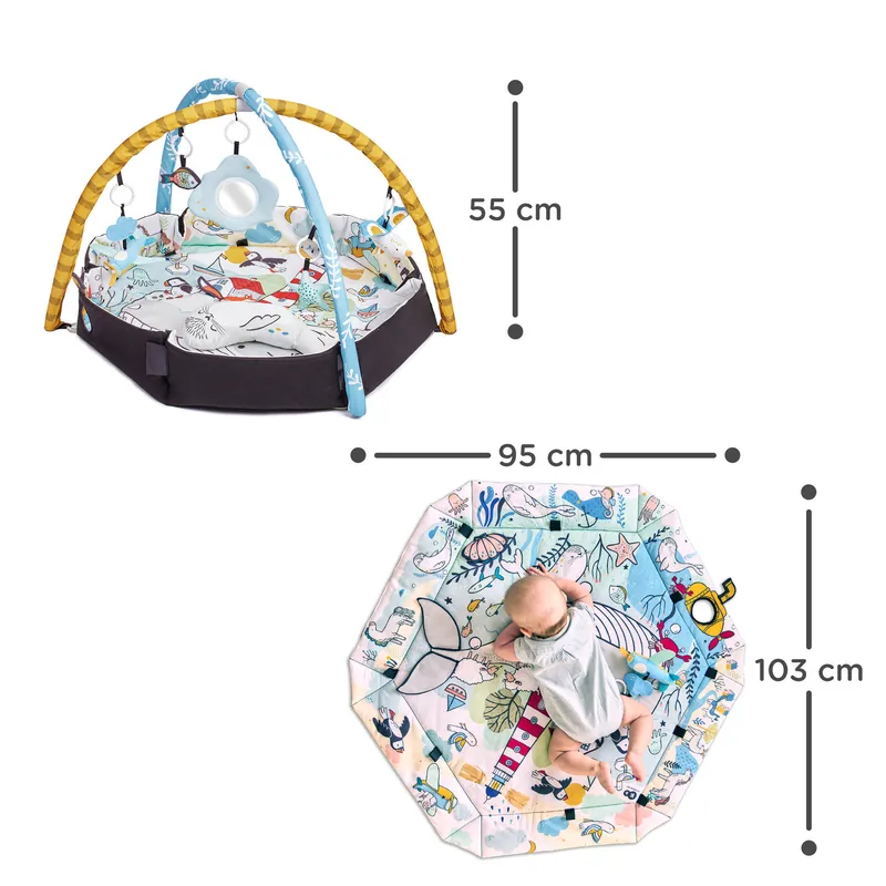 KINDERKRAFT Mata Edukacyjna SmartPlay Sea