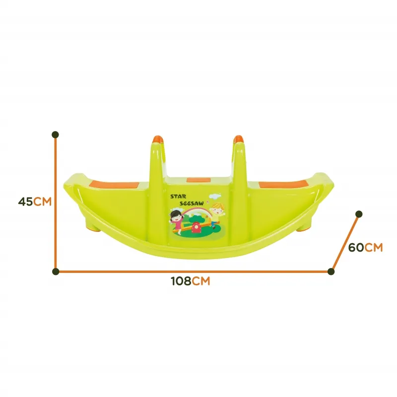 WOOPIE 30876 Bujak Star Huśtawka Równoważnia - Zielona