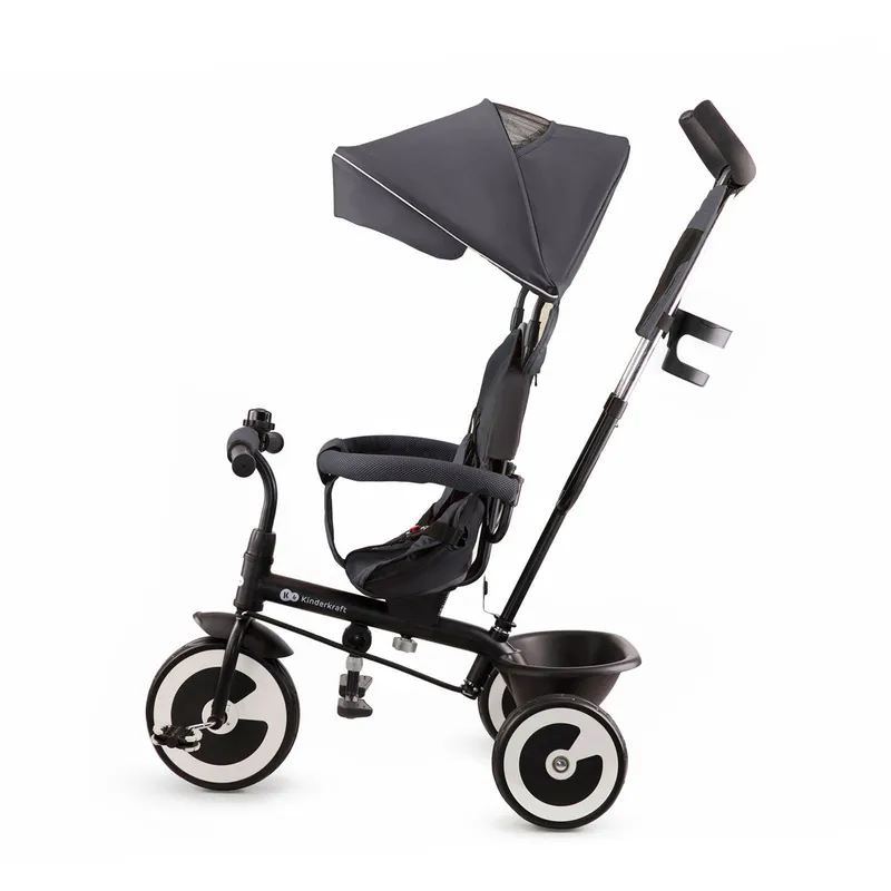 KINDERKRAFT Rowerek Trójkołowy ASTON MALACHITE GREY