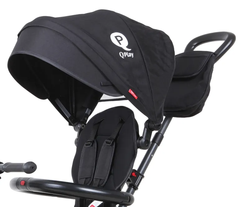 MILLY MALLY 3844 Qplay Rowerek Trójkołowy Rito Plus Black