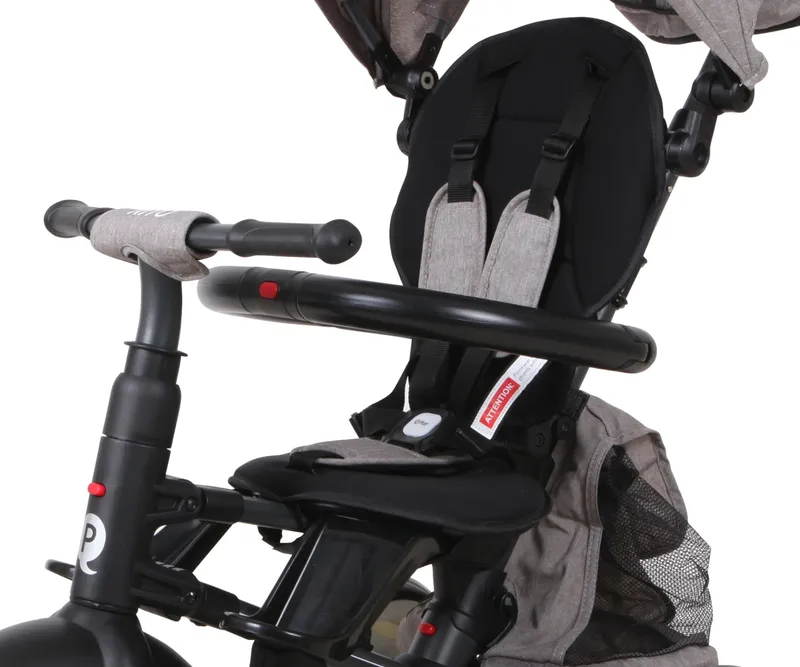 MILLY MALLY 3841 Qplay Rowerek Trójkołowy Rito Plus Grey