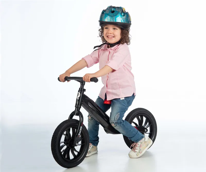 MILLY MALLY 3866 Qplay Rowerek Biegowy Racer Black