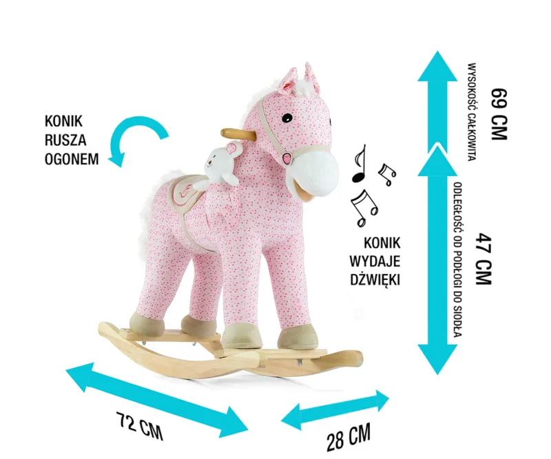 MILLY MALLY 0461 Koń Pony Pink