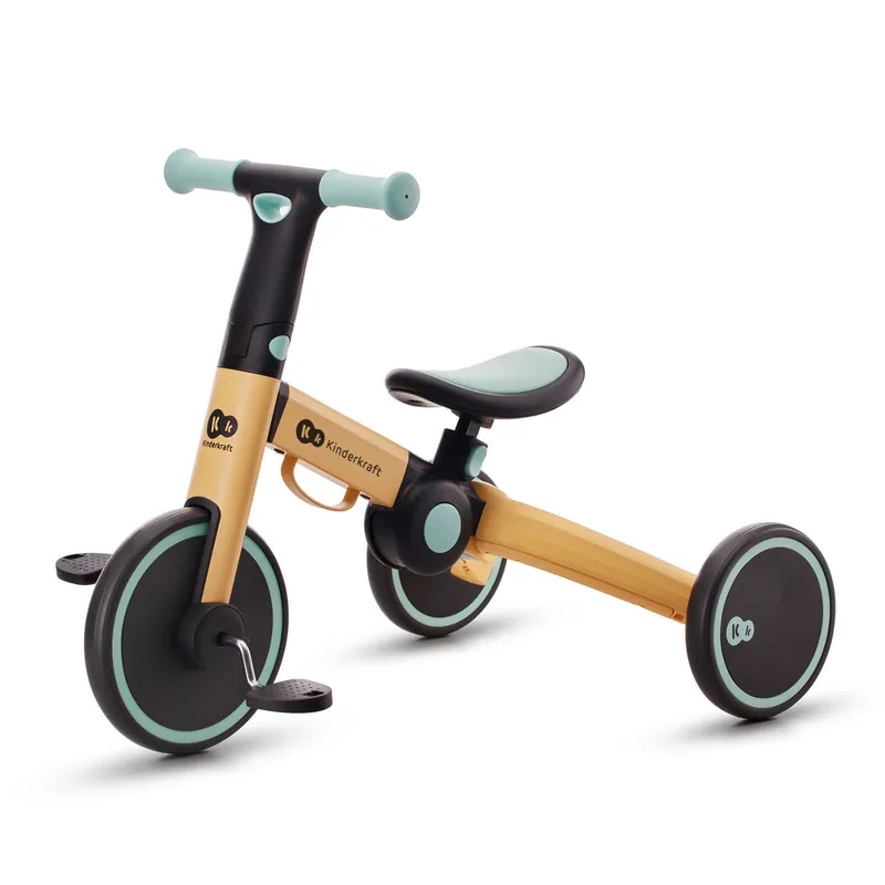 KINDERKRAFT Rowerek Trójkołowy 4TRIKE Sunflower Blue 3w1