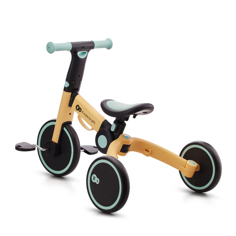 KINDERKRAFT Rowerek Trójkołowy 4TRIKE Sunflower Blue 3w1