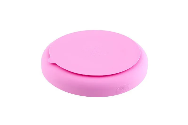CHICCO 00010216100000 Talerz Silikonowy 3-DZIELNY Girl