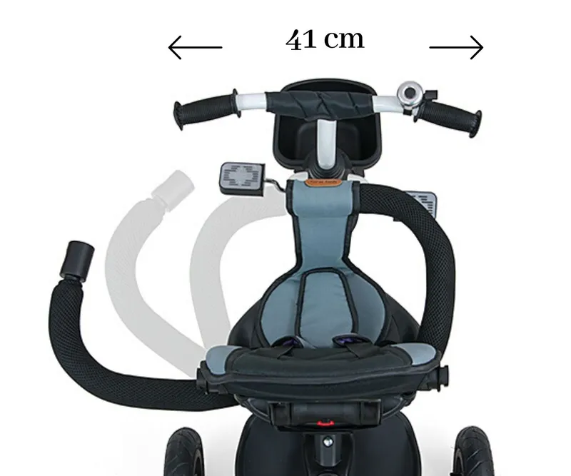 MILLY MALLY 2490 Rowerek Trójkołowy Movi Grey 5w1