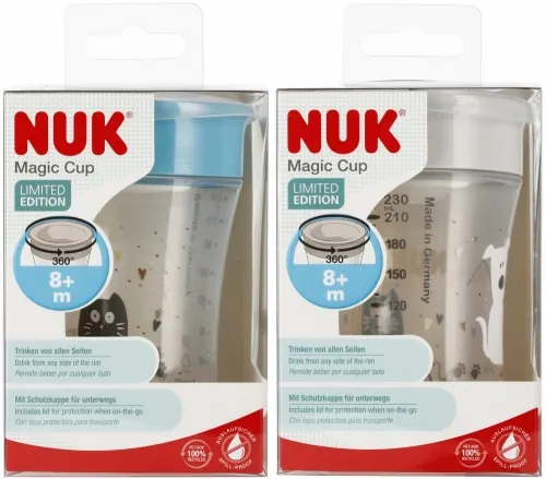 NUK 255684 Kubek 230 ml MAGIC 8m