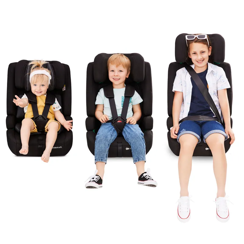 KINDERKRAFT Fotelik Samochodowy SAFETY FIX 2 I-Size 76-150CM Black