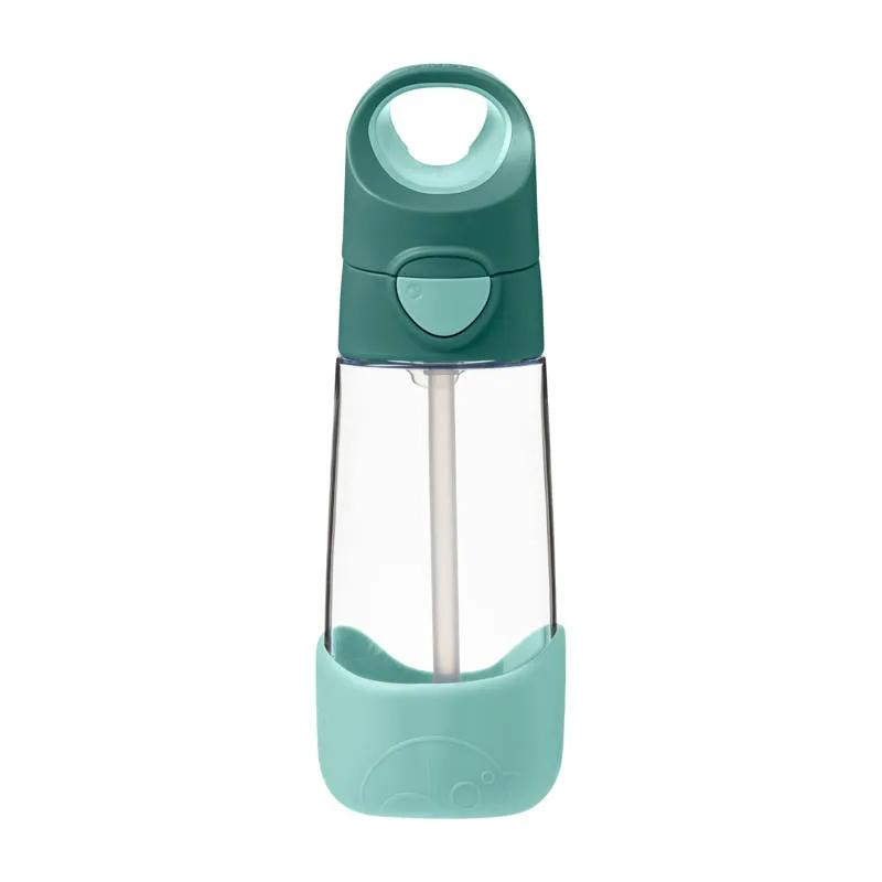 B.BOX BB500307 Butelka Tritanowa Ze Słomką 450 ml Emerald Forest