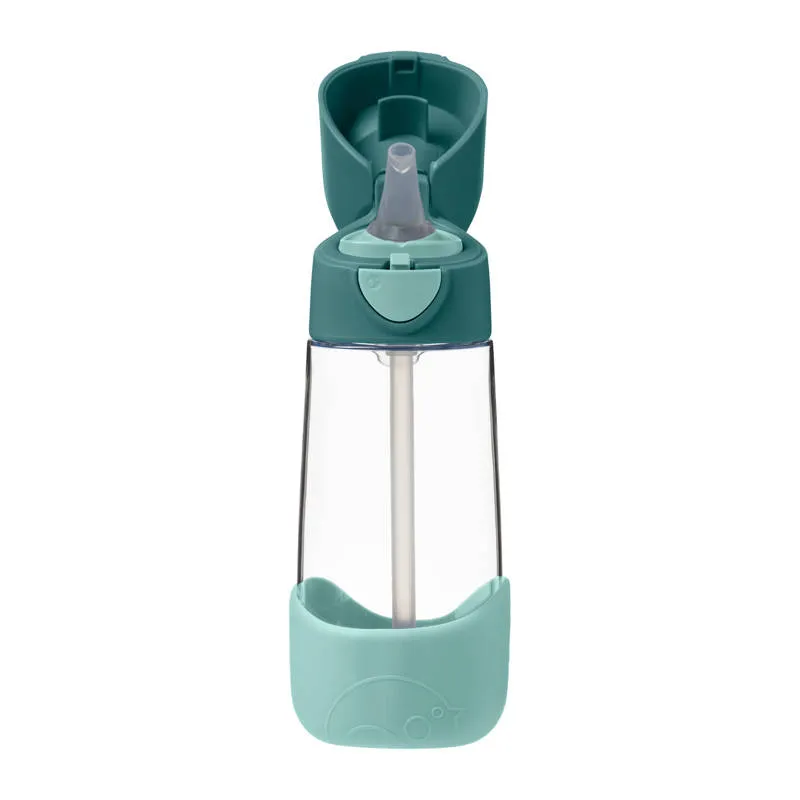 B.BOX BB500307 Butelka Tritanowa Ze Słomką 450 ml Emerald Forest