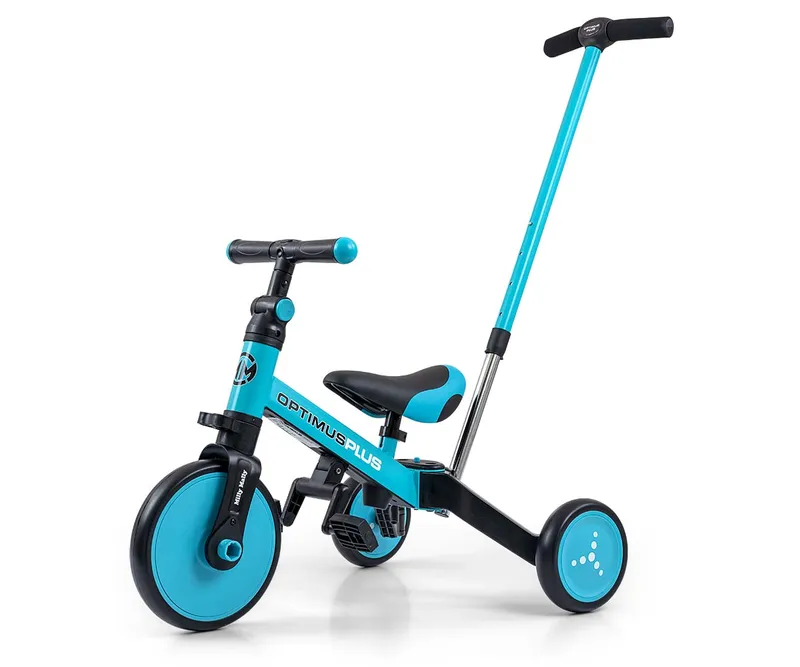 MILLY MALLY 5305 Rowerek 4w1 OPTIMUS Plus Blue
