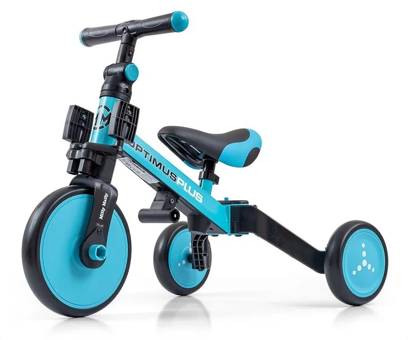 MILLY MALLY 5305 Rowerek 4w1 OPTIMUS Plus Blue