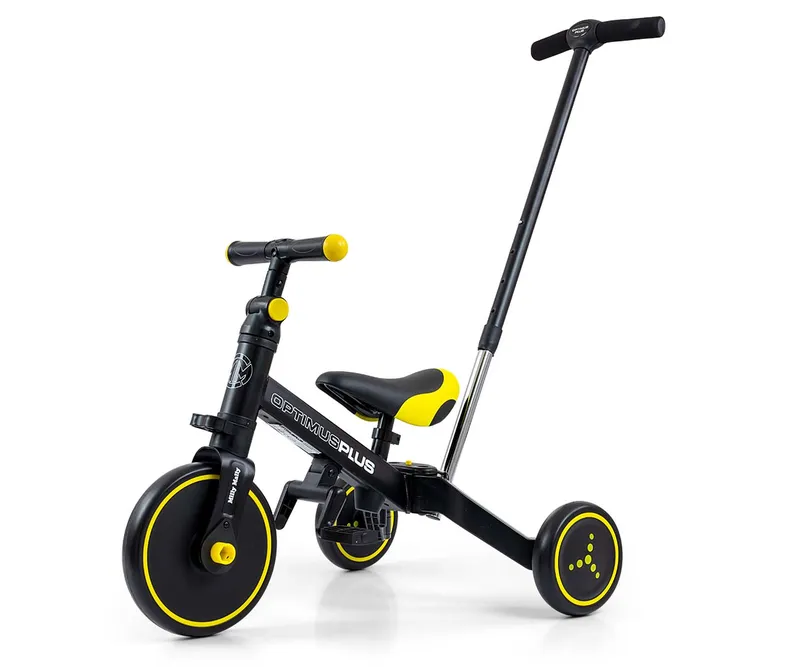 MILLY MALLY 5308 Rowerek 4w1 OPTIMUS Plus Black