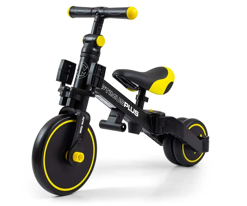 MILLY MALLY 5308 Rowerek 4w1 OPTIMUS Plus Black