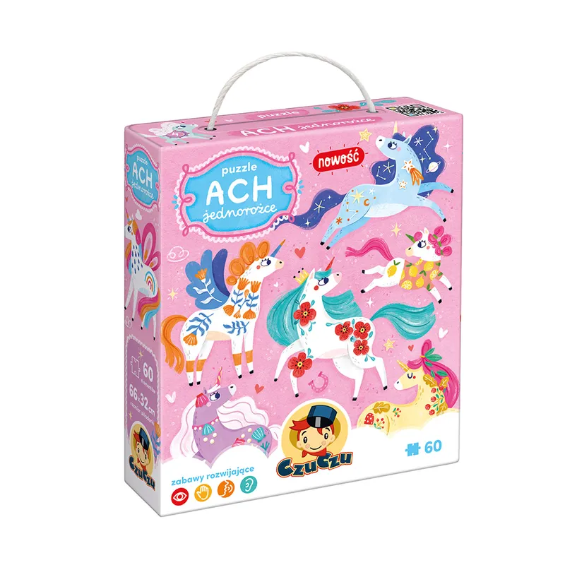 CZUCZU 7444280 Puzzle 60 el. Ach Jednorożce