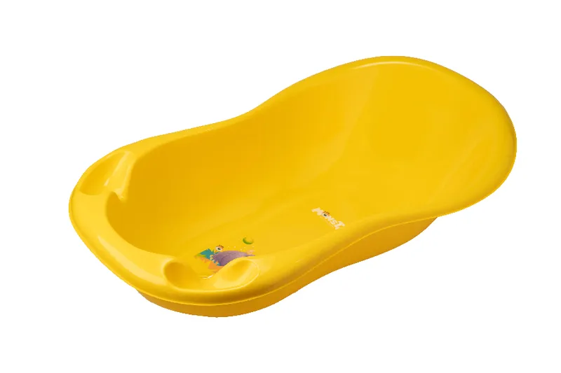 TEGA MN-004-124 Wanienka Mała 86 cm Monsters Z Odpływem - Żółty