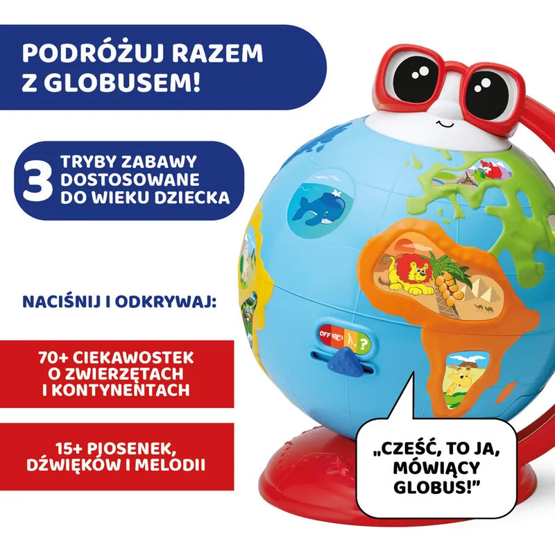 CHICCO 00011207000130 EDU Mówiący Globus PL