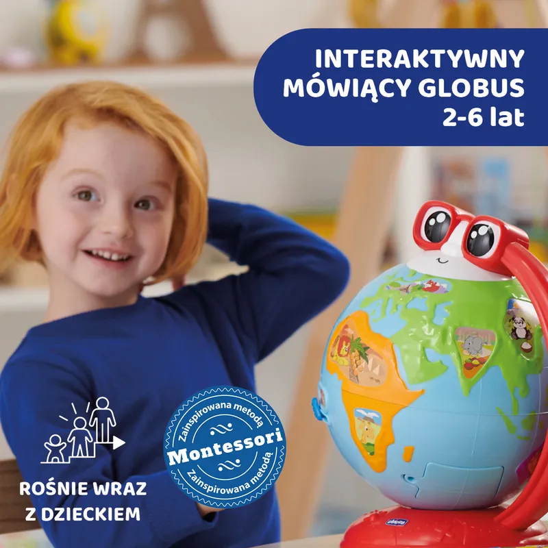 CHICCO 00011207000130 EDU Mówiący Globus PL