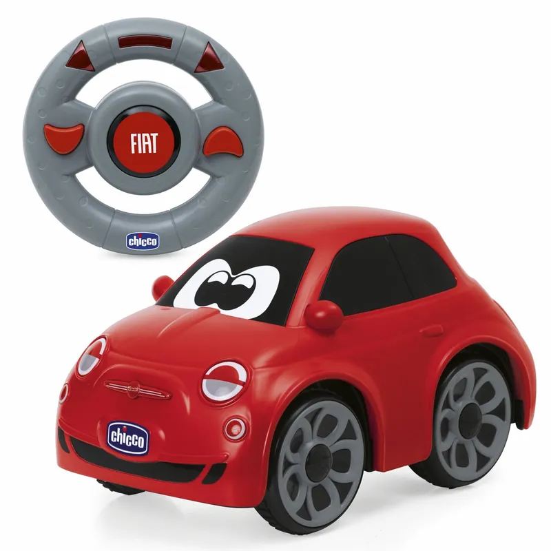 CHICCO 00011457000000 FIAT 500 Z Pilotem - Czerwony