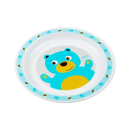 CANPOL 4/411 Talerzyk Plastikowy Animals Turkus