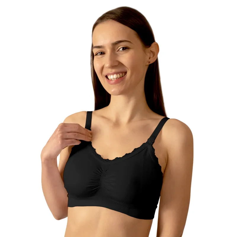 B.O.585/24 Biustonosz Do Karmienia F75/80 - Czarny