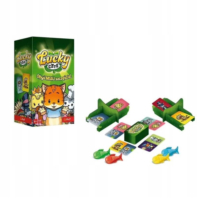 TREFL 02515 Gra Rodzinna Lucky Cats