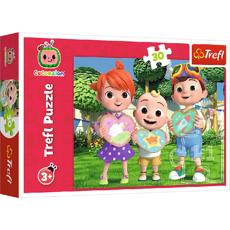 TREFL 18295 Puzzle 30 Cocomelon, Bawmy Się Razem !