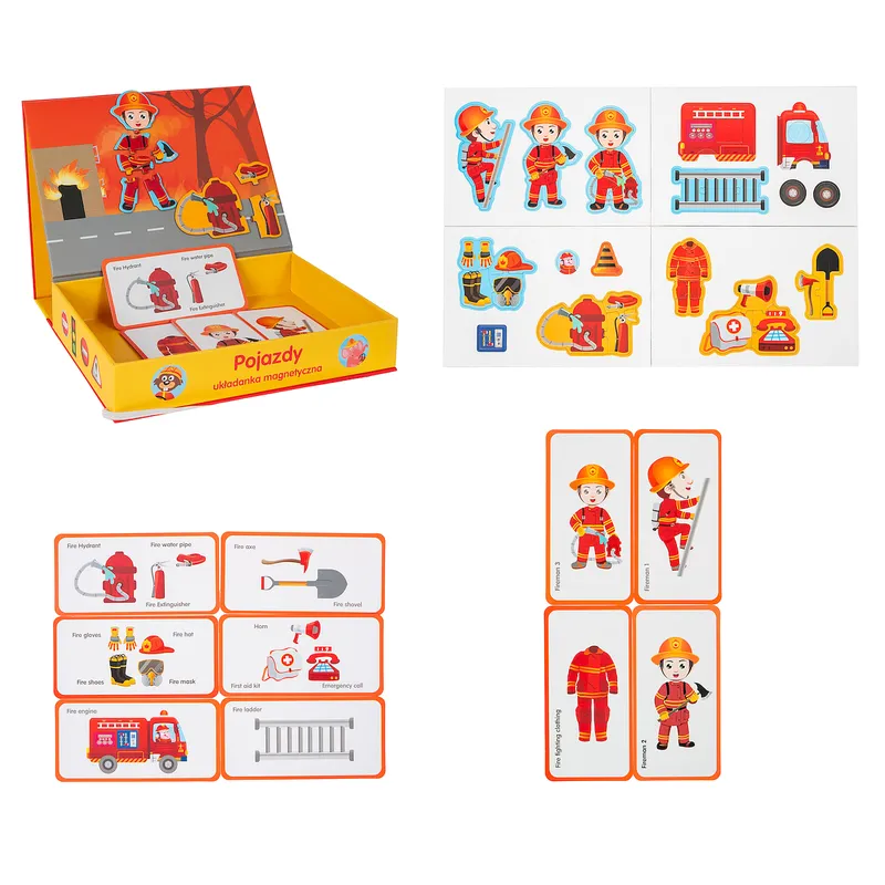 SMILY PLAY SP84505 Układanka Magnetyczna Straż Pożarna