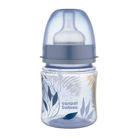 CANPOL 35/239 Butelka Antykolkowa EasyStart 120ml GOLD - Niebieska