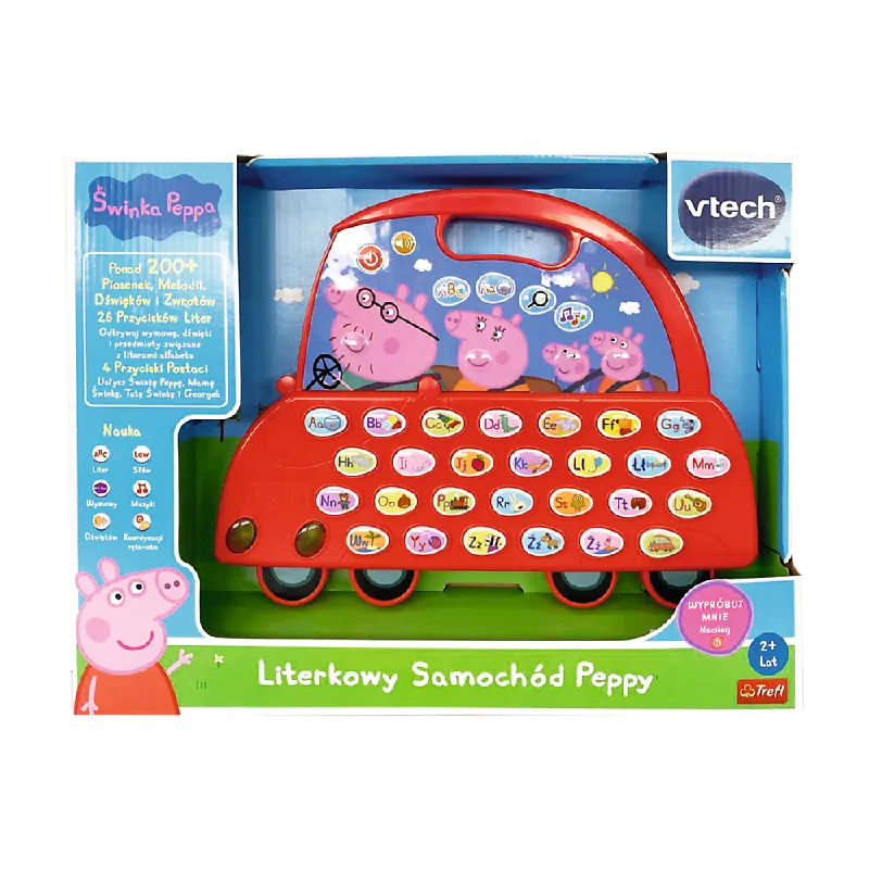 VTECH 61806 Literkowy Samochodzik Peppy