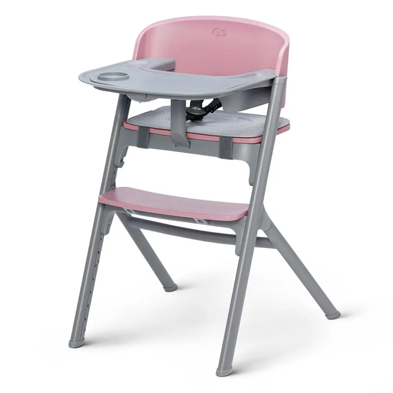 KINDERKRAFT Krzesełko Do Karmienia LIVY+bujaczek CALMEE ASTER PINK
