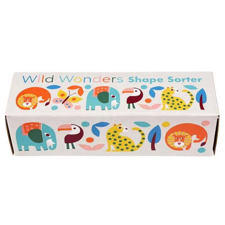 REX LONDON 29428 Drewniany Sorter Dzikie Zwierzęta