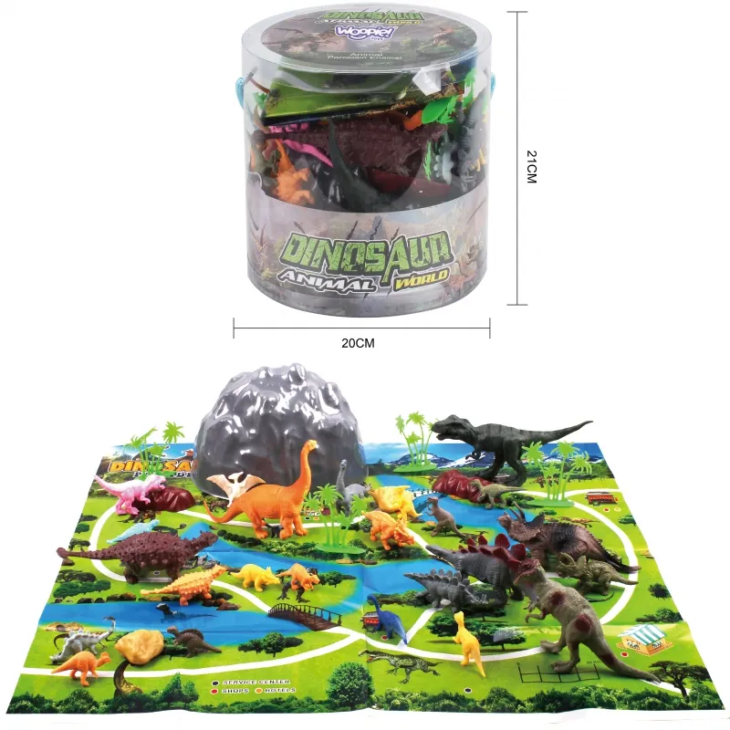 WOOPIE 47153 Zestaw Figurek 34 szt. Dinozaury