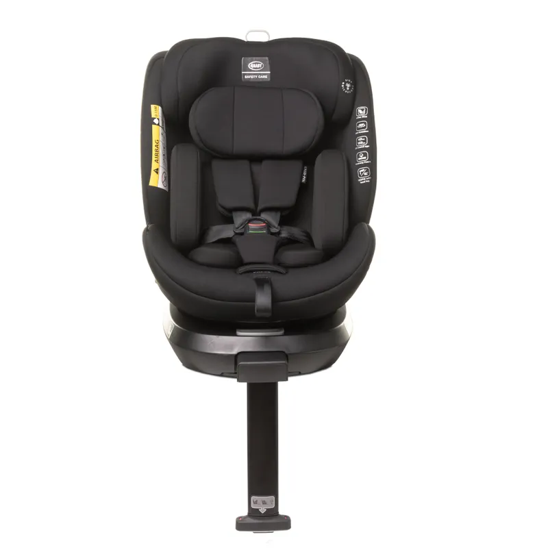 4 BABY Fotelik ENZO-FIX 40-150CM Black I-SIZE