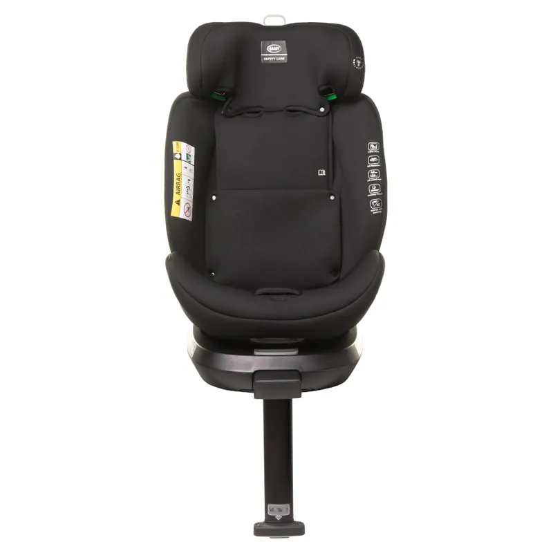 4 BABY Fotelik ENZO-FIX 40-150CM Black I-SIZE