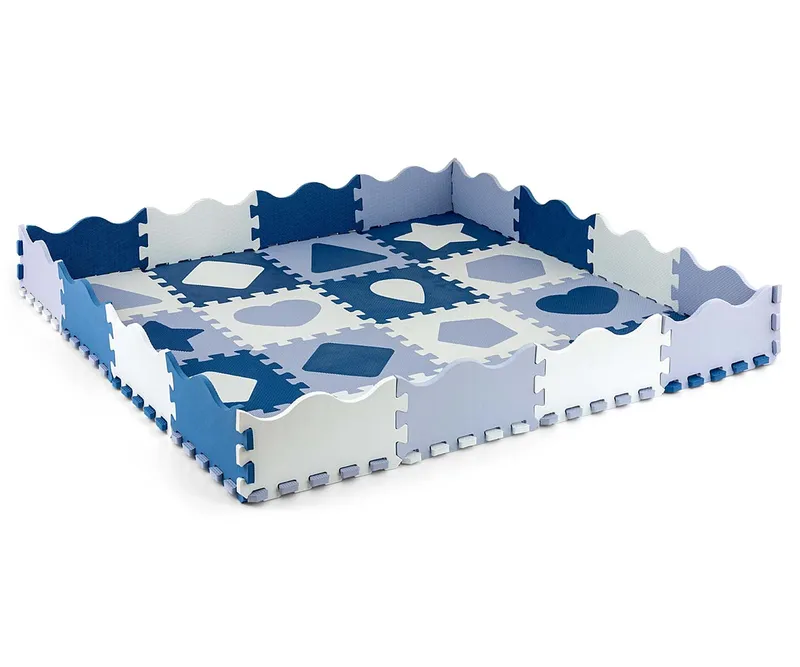 MILLY MALLY 5618 Mata Piankowa Puzzle Jolly 4X4 Shapes - Blue