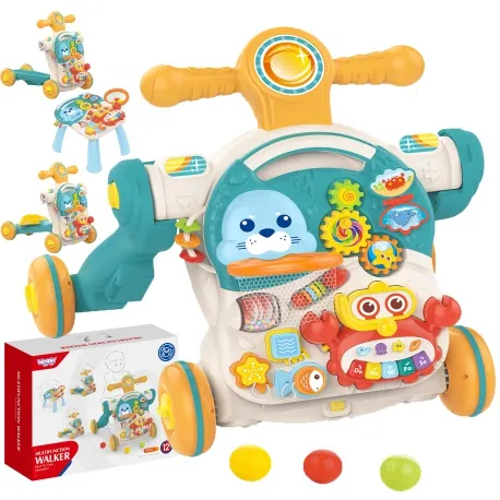 WOOPIE 47597 Pchacz Chodzik Stoilk Edukacyjny Hulajnoga