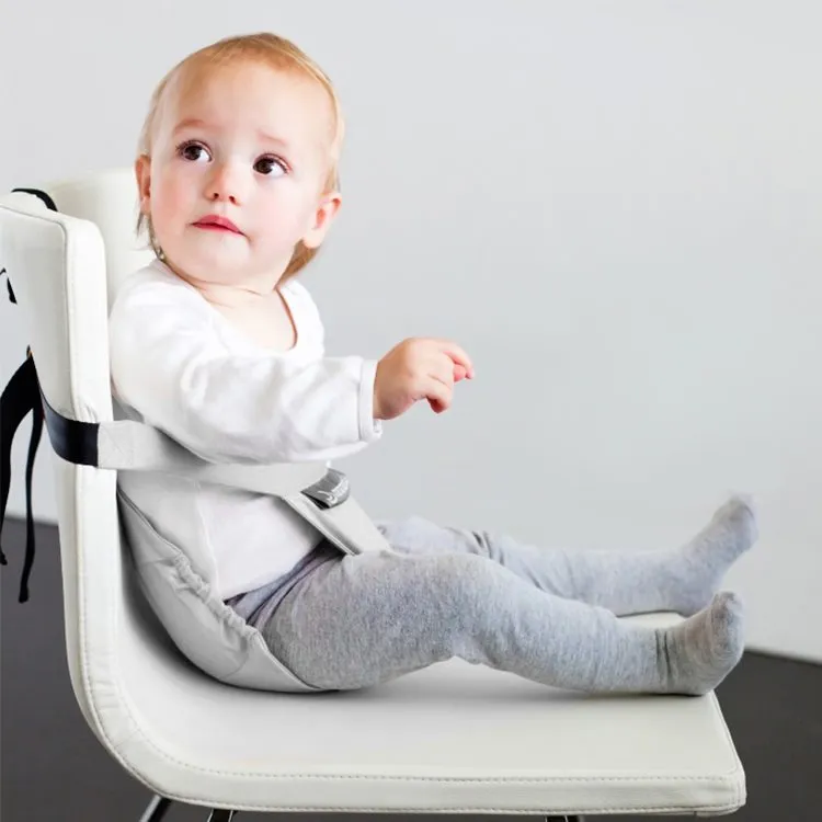 MINIMONKEY MKY_00000396 Szelki Do Krzesła Dla Niemowlaka Mini Chair 6M+ Jasnoszare