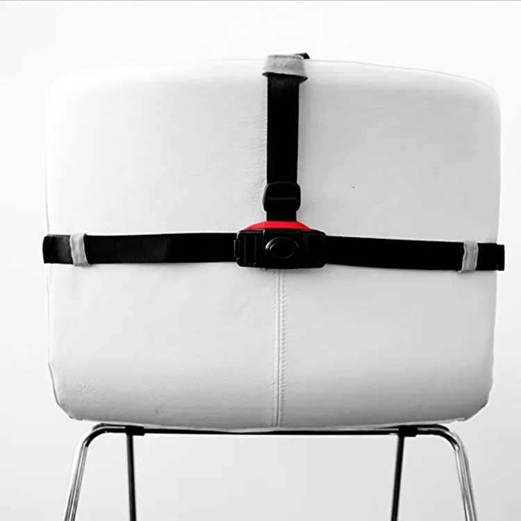 MINIMONKEY MKY_00000396 Szelki Do Krzesła Dla Niemowlaka Mini Chair 6M+ Jasnoszare