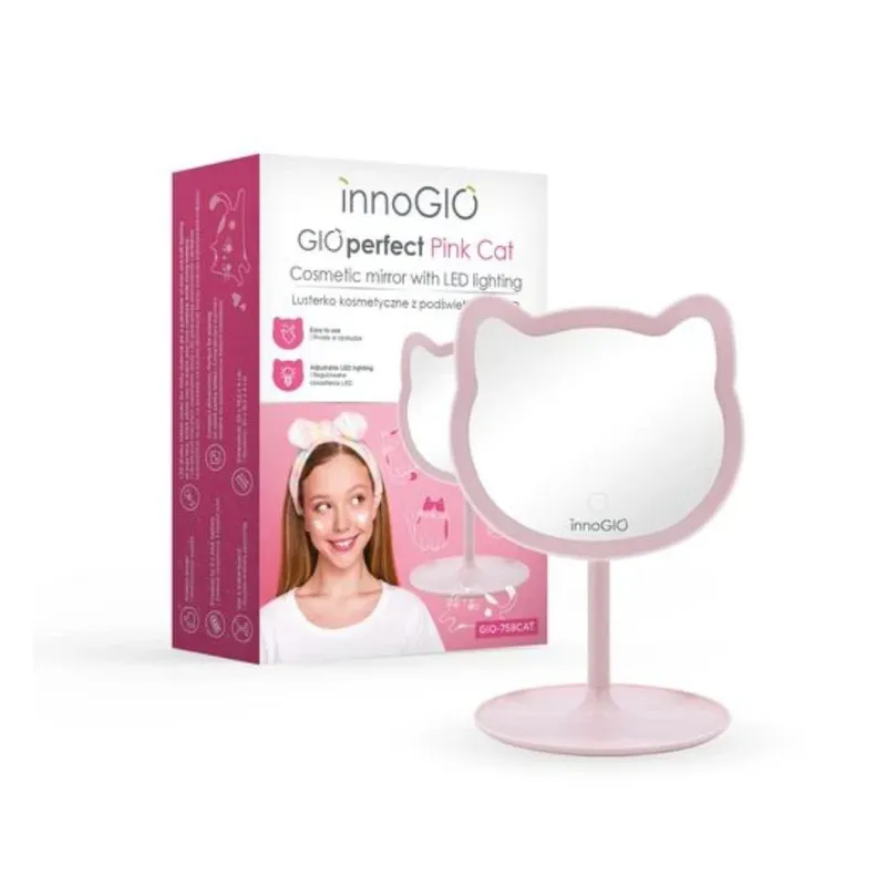 INNOGIO GIO-758CAT Lusterko Kosmetyczne GIOperfect Pink Cat