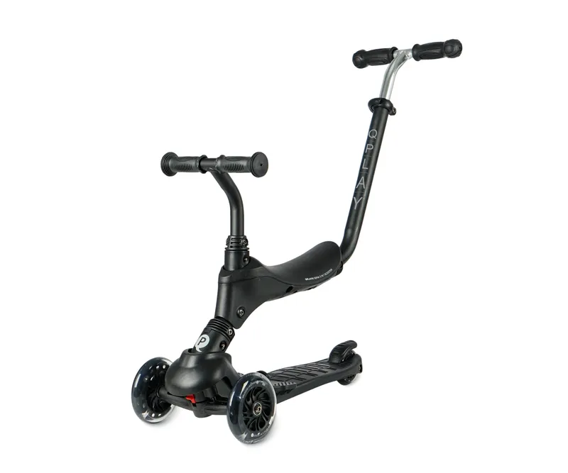 MILLY MALLY 5690 Qplay Hulajnoga Sema Pro 3w1 Black