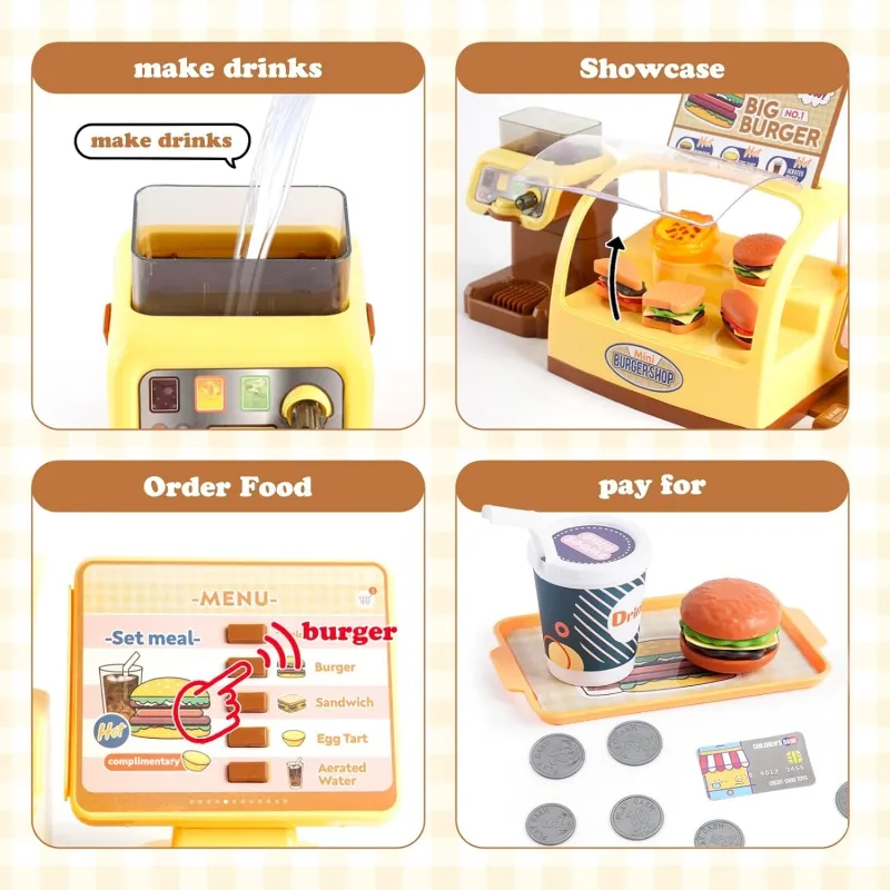 WOOPIE 49041 Sklep Restauracja Fast Food ''BIG BURGER''