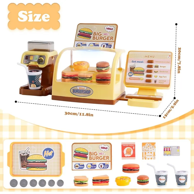 WOOPIE 49041 Sklep Restauracja Fast Food ''BIG BURGER''