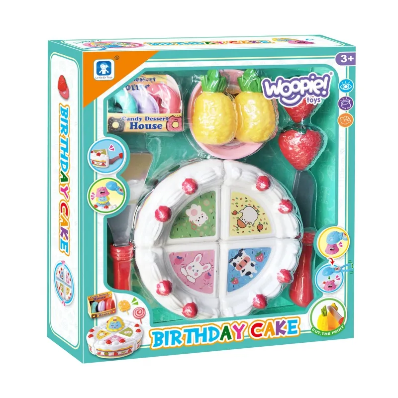 WOOPIE 44428 Tort Urodzinowy I Owoce Do Krojenia