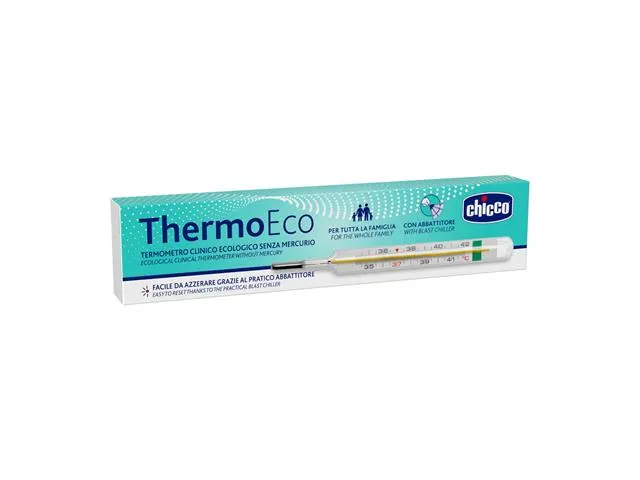 CHICCO 00011837000000 Termometr ECO Szklany Bezrtęciowy