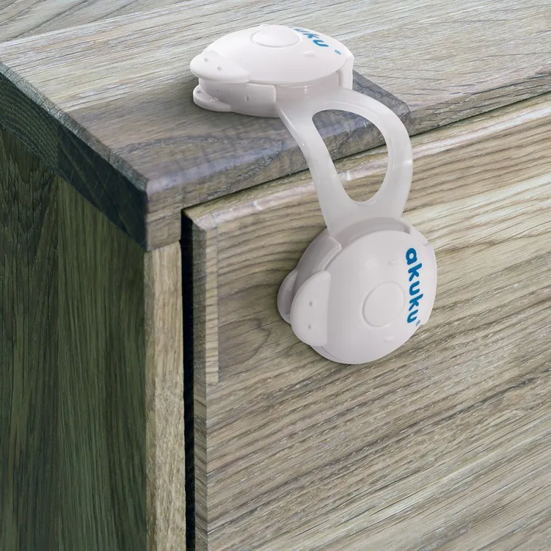 AKUKU A0648 Zabezpieczenia Uniwersalne Do Szafek 10 cm - Białe