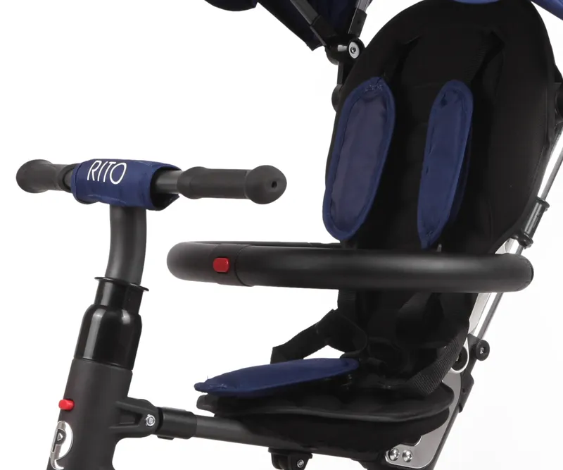 MILLY MALLY 3849 Qplay Rowerek Trójkołowy Rito Rubber Blue