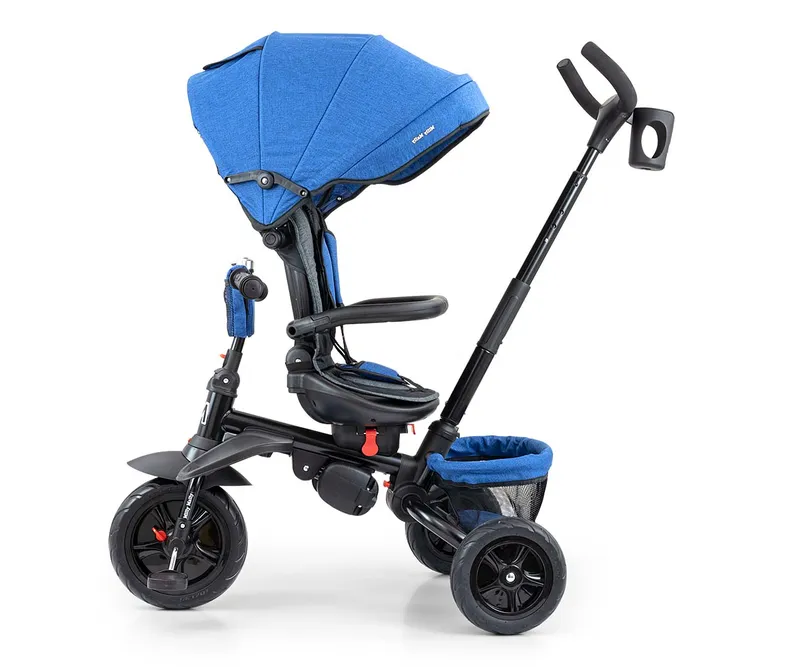 MILLY MALLY 5071 Rowerek Trójkołowy Stanley Rubber Navy - Black
